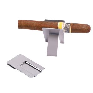 1PC Thép Không Gỉ Có Thể Gập Lại Hộp Đựng Xì Gà Đứng Thuốc Lá Hiển Thị Giá Đỡ Hút Thuốc Dụng Cụ Phụ Kiện Cho Cohiba Xì Gà