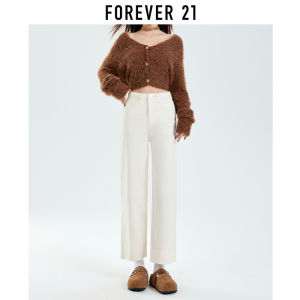 Forever21 | Vintage Flap High-Waist Straight Jeans