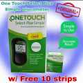 One Touch Select PLUS Simple Glucometer (Complete set) ORIGINAL. 