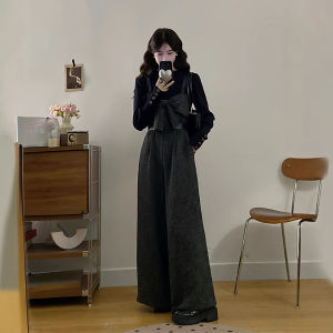 XUECAIQI | High Quality Korean Style Winter Outfit Two Piece Set