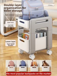 youqin | Mobile Shelf Book Organizer Home