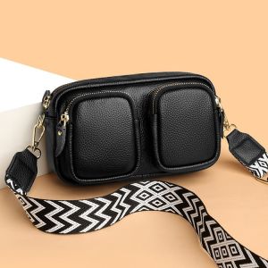 Túi Đeo Vai Da Bò Thời Trang Đơn Giản Túi Đeo Chéo Điện Thoại Di Động Túi Đeo Vai Nhỏ Túi Đeo Chéo Thường Ngày Túi Đeo Vai Đơn