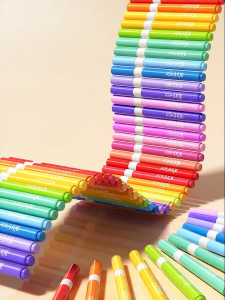 MINGZHUO | Glitter Acrylic Washable Markers 48 Colors