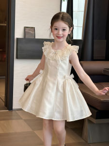 ZHILIAOCHENGZHANGJI | Elegant Girls Dresses Vest Dress with Collar
