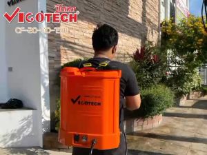 เครื่องพ่นยาแบต 20 ลิตร ดูดนอกถัง+สายพ่นยายาว 15 เมตร 6.8บาร์ CF-20-OO-15M