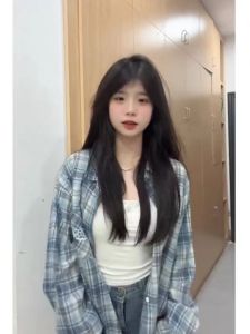 Áo Sơ Mi Nữ Tay Dài Rộng Rãi Phong Cách Hàn Quốc Mùa Hè Cổ Polo Họa Tiết Kẻ Caro Áo Khoác Ngoài Chống Nắng