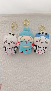 Bandai | Kawaii Ckw Sang Trọng Móc Khóa Bác Sĩ Y Tá Hachiware Usagi Búp Bê Nhồi Bông Mặt Dây Chuyền Họa Tiết Máu Đen Túi Charm Anime Phụ Kiện Dành Cho Độ Tuổi Từ 14 +