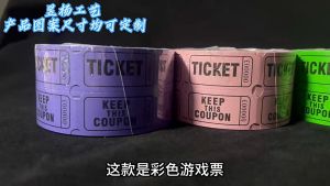 3000pcs Raffle Tickets Auction Lottery Election Ticket Admit One Ticket Roll Queue Ticket