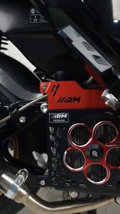 Arm Radiator Neck Cover Full CNC For Nmax Aerox v1 v2【Local delivery】COD