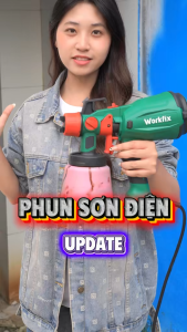 Máy Phun Sơn Điện WORKFIX WF-SPS800 Công Suất 600w Dung Tích 800ml3 Chế Độ Phun