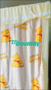 💥ผ้าม่าน 4 ด้าน ดีไซน์ใหม่💥มุ้งกันยุง5ฟุต มุ้งกันยุง 6/6.6 ฟุต มุ้งพร้อมผ้าม่าน อัพเกรดวงเล็บหนาสี