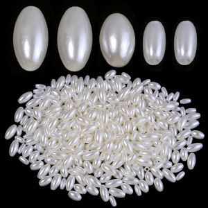 ABS Imitation Pearl Beads Oval Irregular Shaped Loose Spacer Beads for Decora Hat Clothes DIY Craft Sewing Beading Accessories