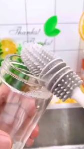 Sikat Botol Silikon / Sikat Pembersih serbaguna/ Sikat termos silikon