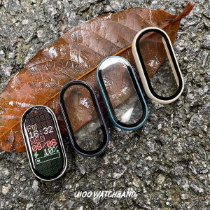 Integrated Protective Case for Xiaomi Band 10 Full Cover Anti-Fall Shockproof Smartwatch Band Cover Glass Material