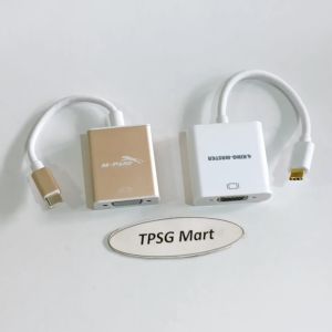 Cáp chuyển Type C ra VGA (USB C to VGA) / Cáp dài 20Cm (HIệu M Pard hoặc King Master)