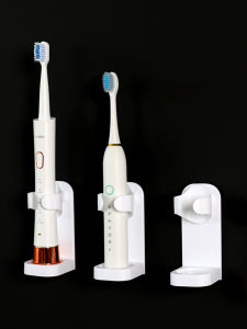 Electric Toothbrush Holder Punch-Free Wall Hanging Minimalist Rack Bathroom Toothbrushing Set Storage Base Support Rack Handy Gadget