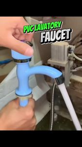 1PCS High Quality Kitchen Faucet PP Plastic Faucet 1/2" Deck Mount Lavatory Faucet 1128+1206