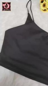 Ladies small sling strapless tight-fitting embroidered vest