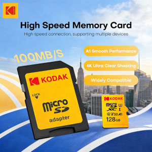 Kodak | KODAK High Speed 128G Micro SD Memory Card Class 10 Micro TF flash usb pen drive card for Smartphone UAV monitor
