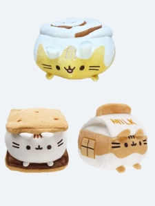 Bandai | 2026 new Cute Simulated Cat Doll Plush Toy Anime Cat Soft Home Decoration Tabletop Bedroom Decoration Toy Series Accessorie