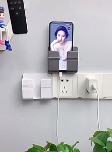Kệ Dán Tường Để Điện Thoại Remote Điều Khiển  Giá Đỡ Sạc Điện Thoại Treo Tường Kệ Đựng Đồ Dán Tường Đa Năng