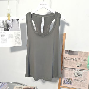 Lulu Same Love Womens Yoga Exercise Sleeveless Tops Loose Fitness Everyday Joker Breathable I-Shaped Vest
