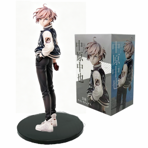 Bandai | New Bungo Stray Dogs Dazai Osamu Figurine Nakahara Chuuya Action Figures PVC Model Collection Standing Posture Birthday Gifts