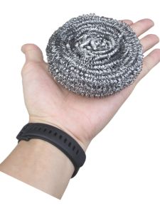 Bàn Chải Rửa Bát Lớn Bằng Thép Không Gỉ Dụng Cụ Vệ Sinh Nhà Bếp Bàn Chải Rửa Nồi Thương Mại Không Rụng Sợi Thép Dụng Cụ Vệ Sinh Gia Đình