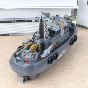 Electric Military Model Toys for Kids Marine Patrol Boat with Light&Sound Simulation Toy 3Y+