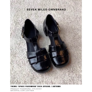 SEVEN MILES | Dép Mở Ngón Chân Kéo Dây Phong Cách Retro