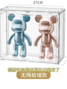 Acrylic Organizer for Collectible Figure and Blind Box Toy Large-Capacity High Definition Transparent Miniature Display Case