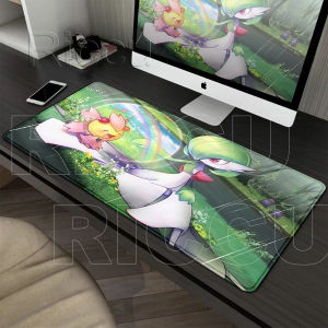 Potdemiel | Mouse Pads Kawaii Large Gamer XXL Gardevoir Pattern PC Aesthetics Mat Carpet Anti-slip Rubber Gaming Notbook P-Pokemons TablePad
