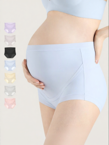 MsPai | Antibacterial Prolonged Crotch Pregnancy-Suitable High-Waist Underwear for Summer