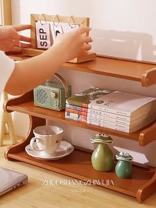 ชั้นวางในครัว ชั้นวางอเนกประสงค์ สไตล์ญี่ปุ่น 2/3/4ชั้น ทำจากไม้ไผ่ ไม่บวม ชั้นวางของในครัว ชั้นวางไม้ ชั้นวางของ