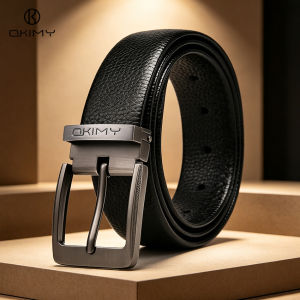 OKIMY Mens Belt Business Leisure Belt Second-layer Cowhide Waistband Business Pant Belt Stylish Simple Nice Waistband Durable Belt