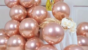 20PCS Metal Balloon Metallic Balloons Metal Effect Latex Baloons For Birthday Party And Weddings baby shower Christmas Valentines Day