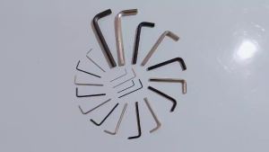 1 Bộ Cờ Lê Allen Hình Chữ L Bộ Chìa Khóa Lục Giác Thép Carbon 0.9mm 1.27mm 1.5mm 2mm 2.5mm 3mm 4mm 5mm 6mm 8mm Bạc Đen