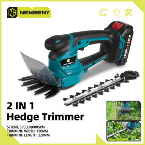 2 IN 1 Electric Hedge Trimmer Cordless Efficient Household Pruning Saw Rechargeable Power Tools For Makita 18V Battery