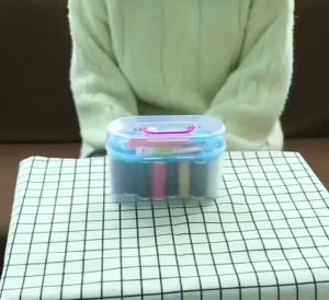 Hộp Kim Chỉ May Đồ Đa Năng Tiện Dụng 55 Món Phụ Kiện May Vá Hộp Kim Chỉ Gia Đình Tiện Dụng
