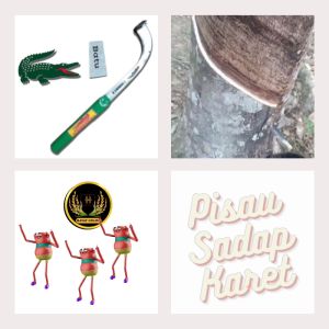 Pisau Sadap Karet Super Tajam Terbuat dari Baja Asli Pilihan Terbaik untuk Perkebunan Anda