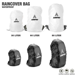 AIMPRO Cover Bag Waterproof 30 Liter & 80 Liter - Pelindung Tas dari Hujan