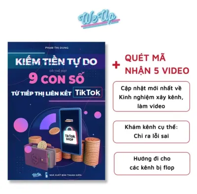Sổ tay Kiếm Tiền Tự Do 9 Con Số Từ Tiếp Thị Liên Kết Tiktok sổ tay