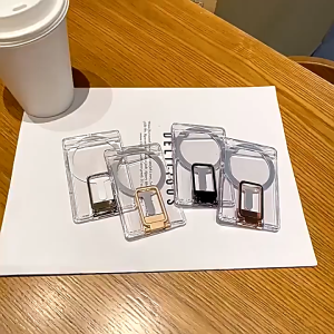 Giá đỡ điện thoại di động mới Giá đỡ thẻ từ trong suốt có thể gập lại Tất cả các điện thoại di động có thể được sử dụng