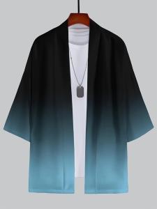 Japanese Kimono Cardigan Kimono Shirt Lightweight Breathable Loose Fit for Men Women Casual Beach Cover Harajuku Kimono Men
