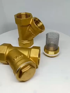 1/2 3/4 1 Inch Thread Y Shaped Brass Strainer Filter Brass Filter Valve For Water Piping Fittings