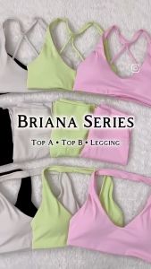 BRIANA SERIES TOP A SPORTS BRA YOGA GYM / BRA Sport Olahraga YOGA GYM WANITA