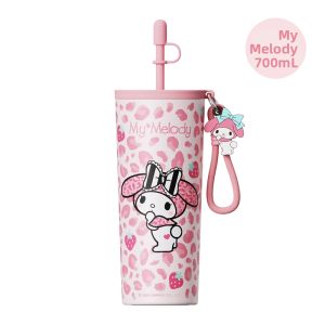 VRIUKNT | Collaboration Thermos Cup High Aesthetics Summer Use Stainless Steel 316 With Straw