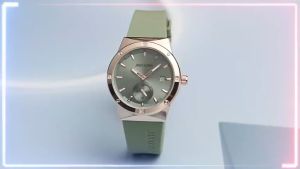 Jam Tangan Wanita Jonas Jasmin 2226 Analog Tanggal Original Rubber Anti Air