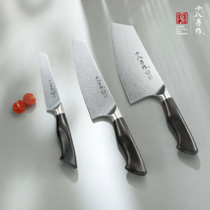 SHI BA ZI ZUO | DAMASCUS STEEL Kitchen Chef Knife