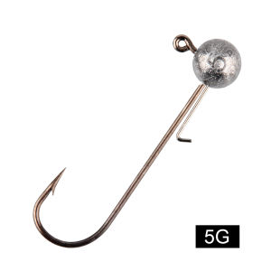 Spinpoler 5g 7g 10g 14g Jig Heads Fishing Hook Long Shank Round Ball High Carbon Steel Long For Soft Lure Worm Accessorie 4pcs